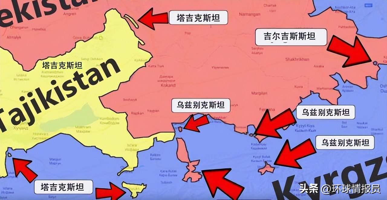 中亚的费尔干纳盆地,中亚火药桶和费尔干纳盆地