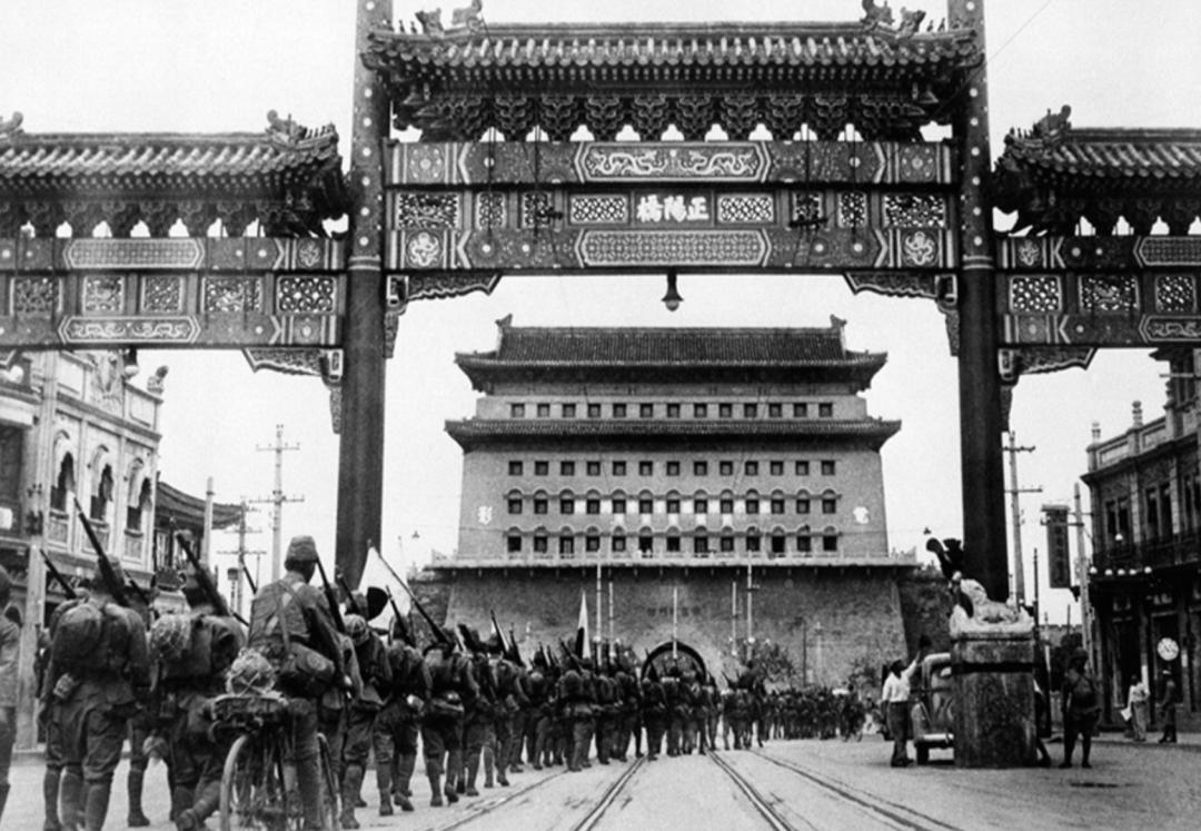 七七事变的抗战老照片,老照片日军镜头下的七七事变