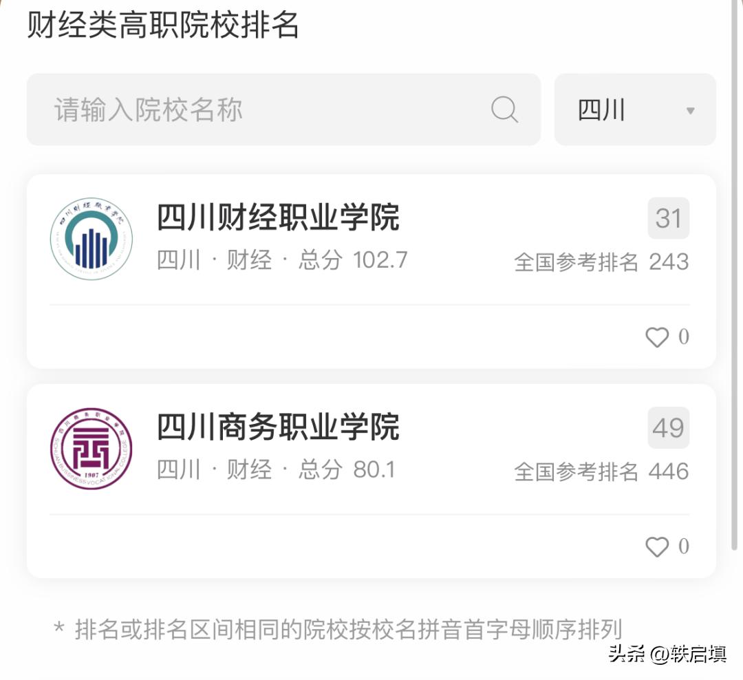 四川公办高职院校排名最新排名榜,2020四川高职高专院校排名公办