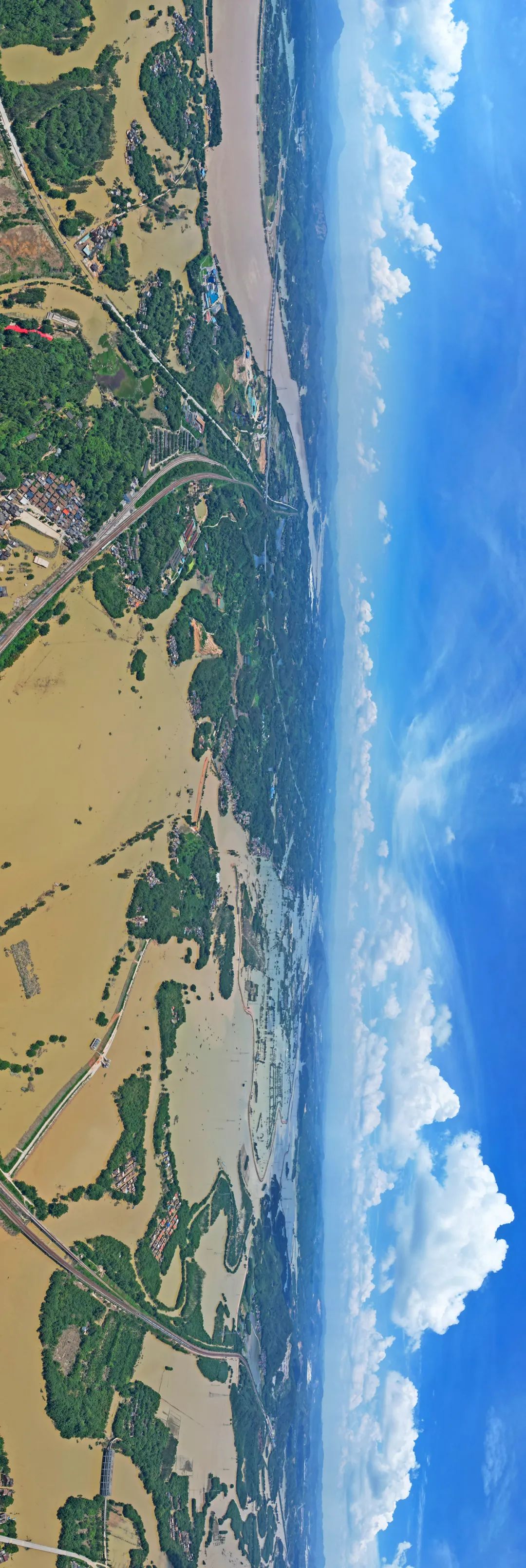 清远市江口洪水视频,清远市洪水最严重的一年