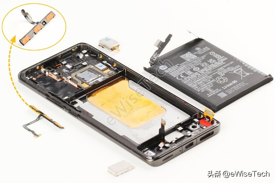 小米13pro拆解评测,小米13pro背板拆解图