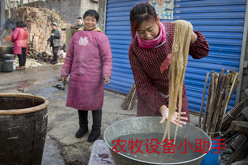 红薯粉条制作为什么要冻,红薯粉条机怎么出粉条