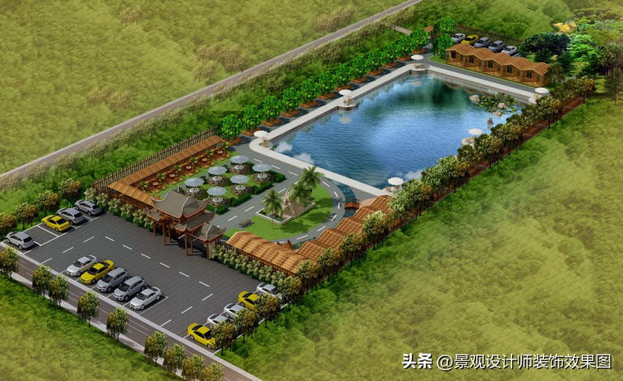 农家乐设计田园风,农家乐饭店设计案例效果图
