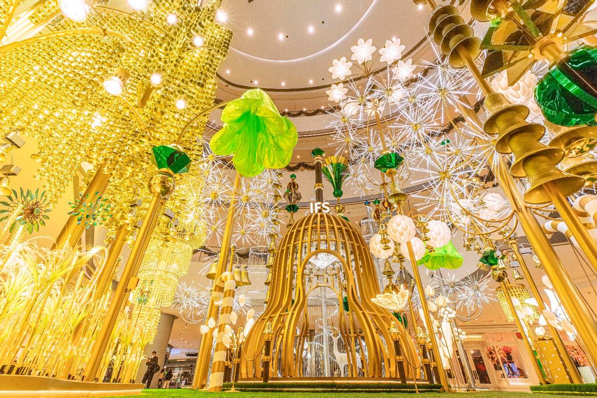 成都IFS叮铃铃奇幻森之旅TheMagicBellForest主题活动欢乐启幕