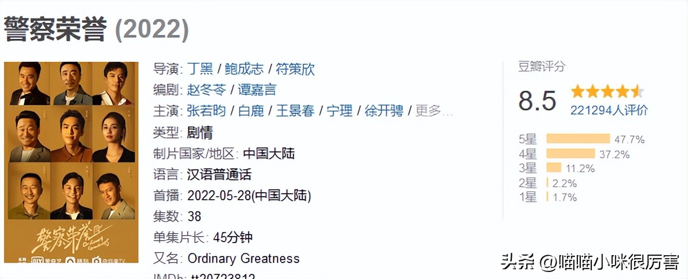 2022年电视剧人世间,2022十部公认好剧