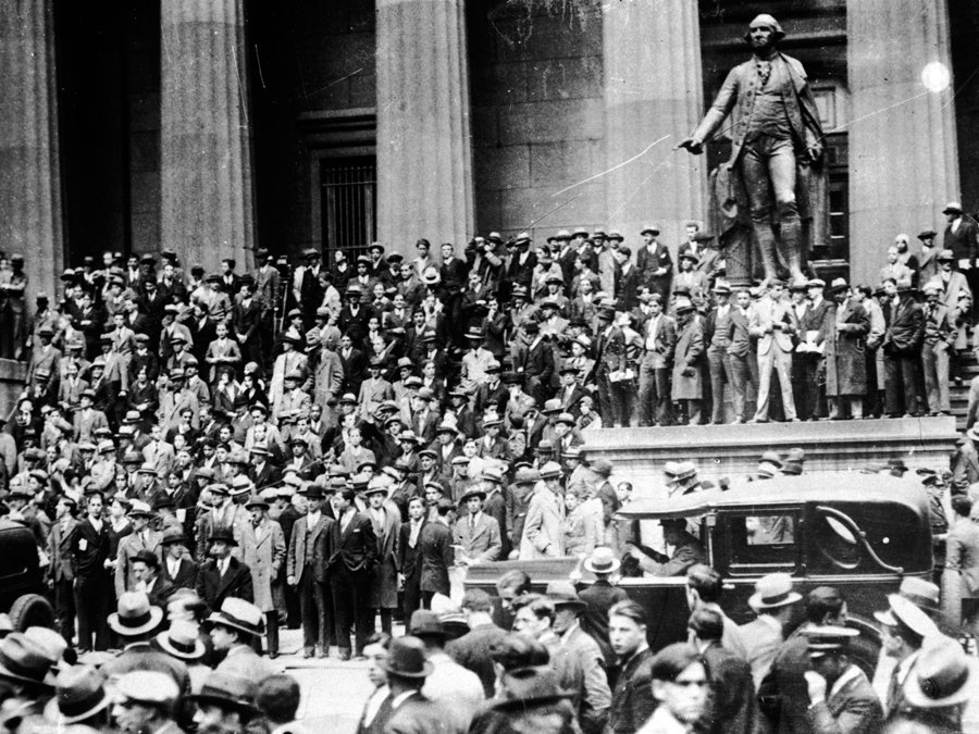 美国1929经济危机时的股市表现,1929美国大萧条股市走势