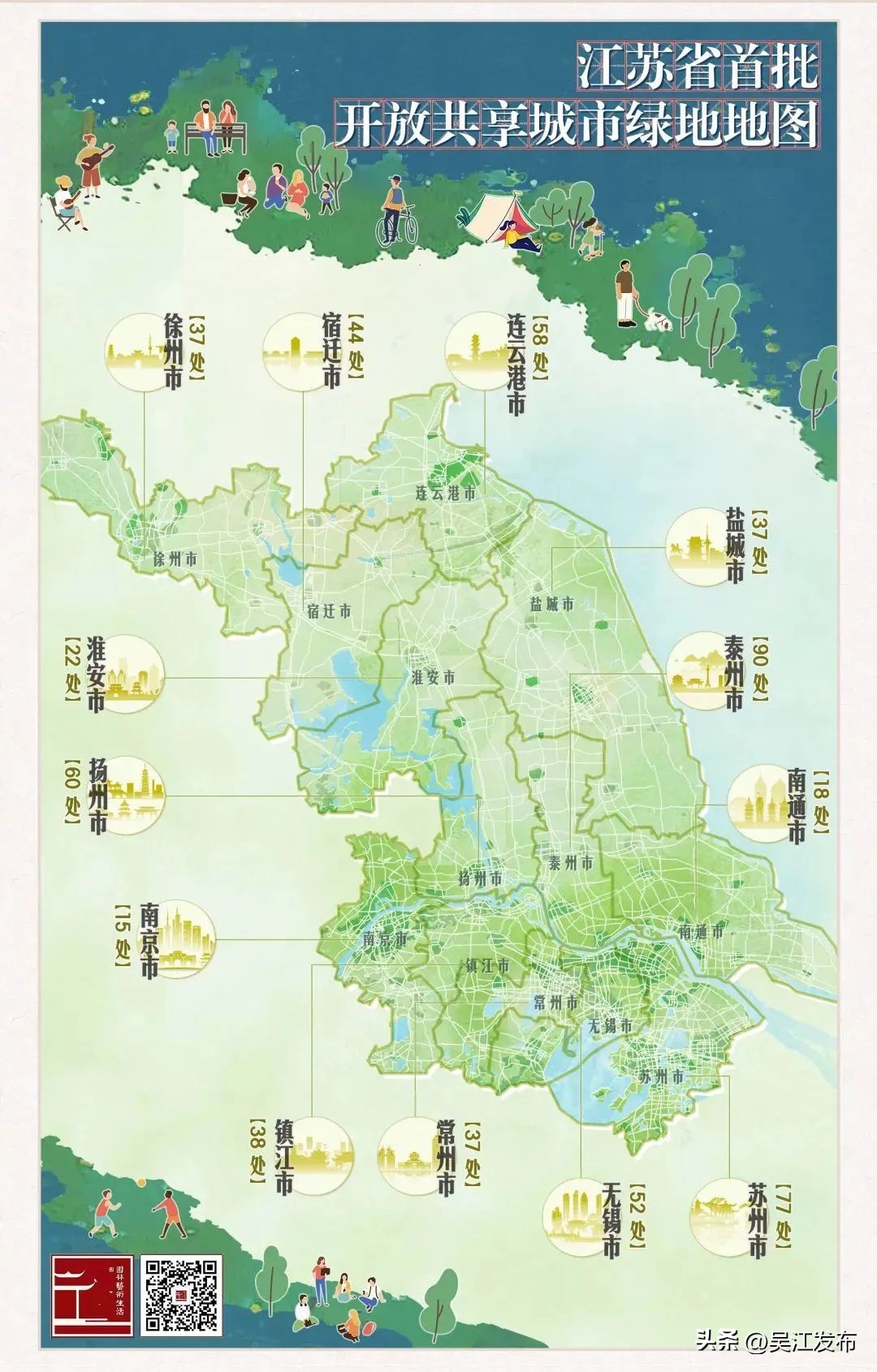 23处共享绿地将对外开放,宿迁开放44处“共享绿地”