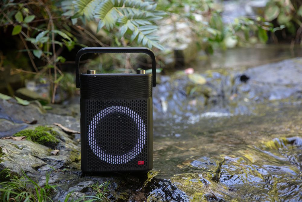 纯麦k歌无线音响,户外露营高品质k歌音响视频