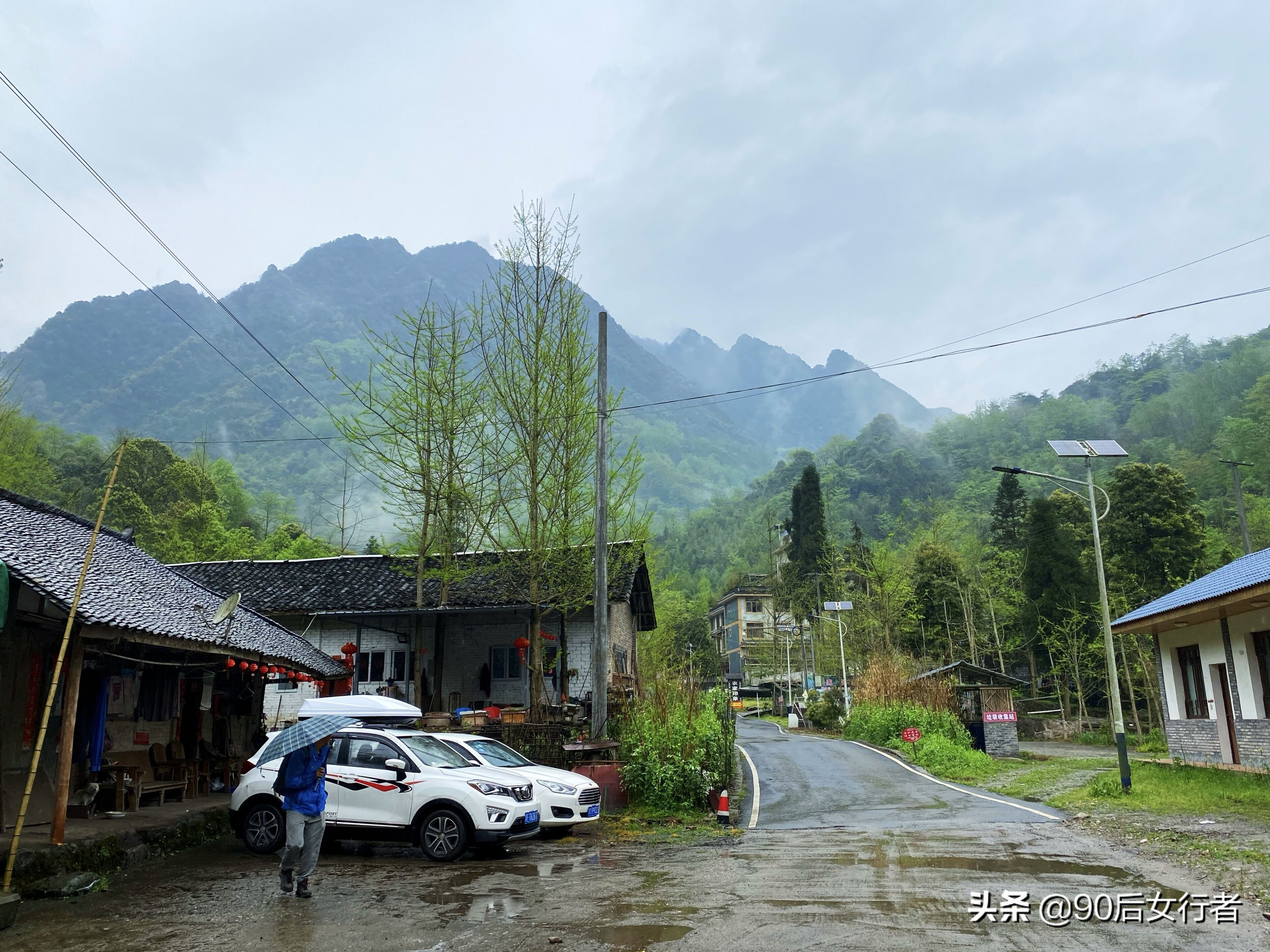 雨天徒步十里长山凹,走进大自然翻山越岭户外徒步