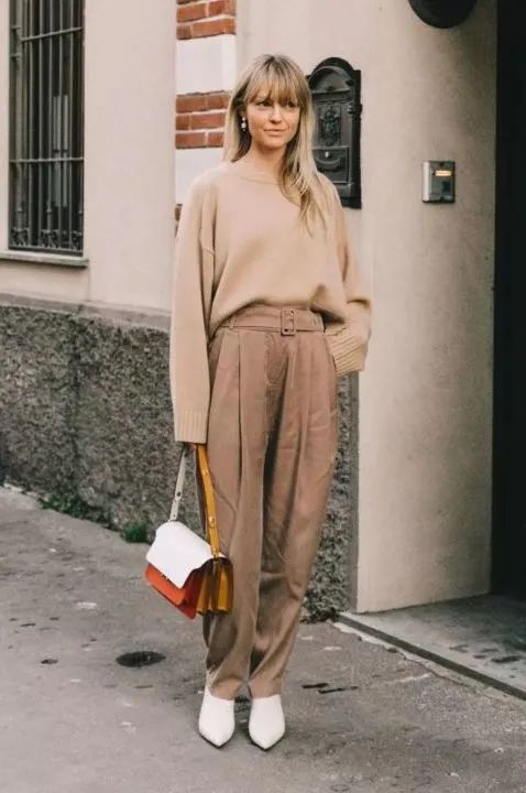 穿长裤显腿长的小白鞋,百搭鞋子秀气显脚小短靴