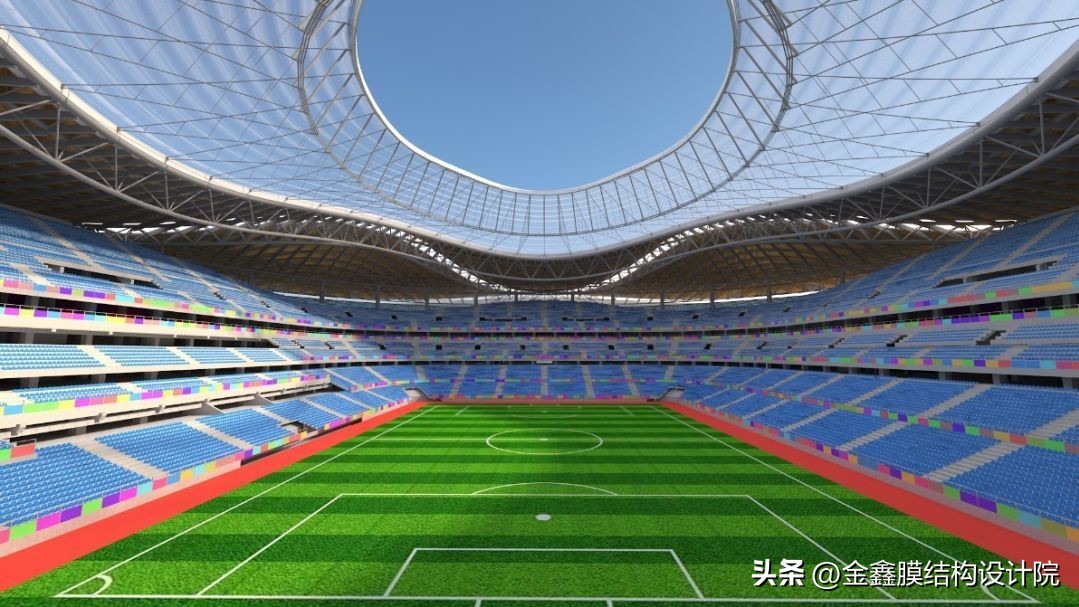 济南黄河足球场膜结构,ptfe膜山东淄博