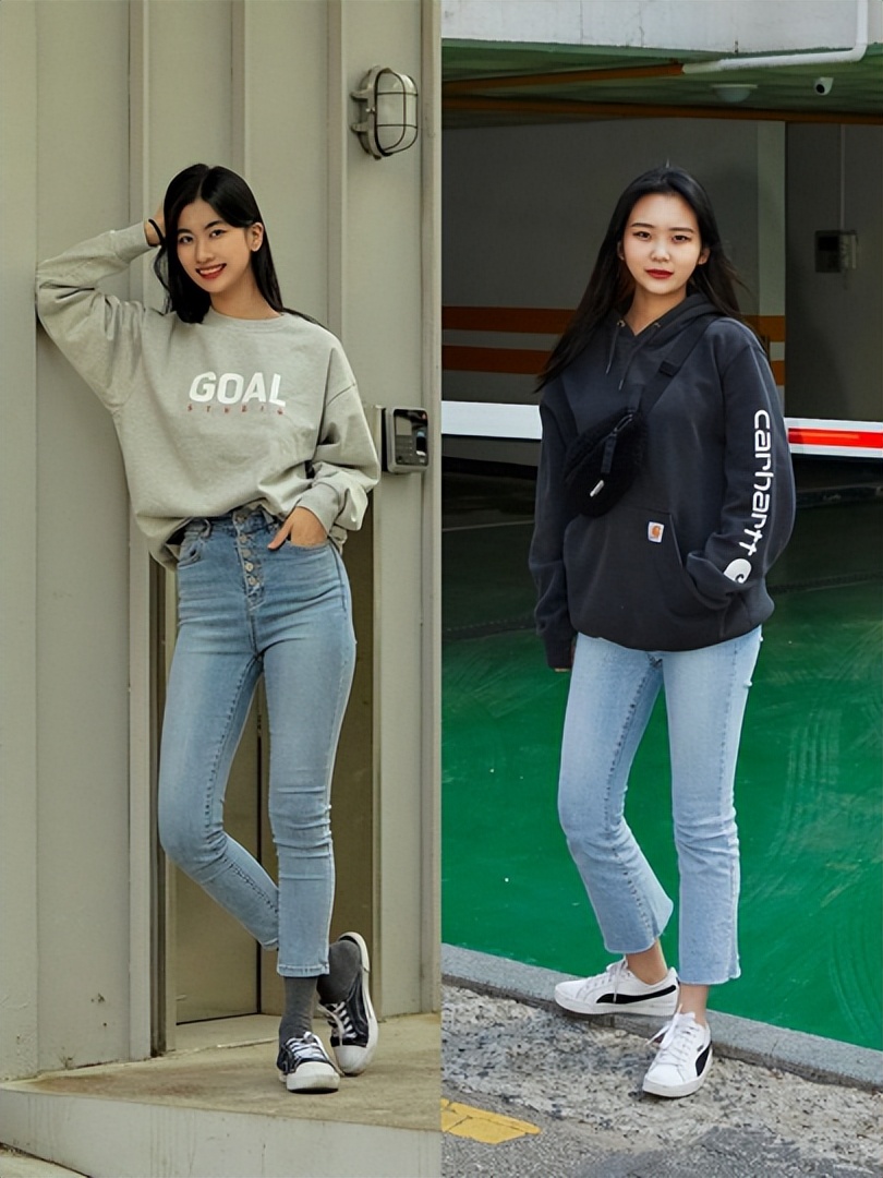 2024春款卫衣搭配推荐,春款长卫衣怎么搭配才好看