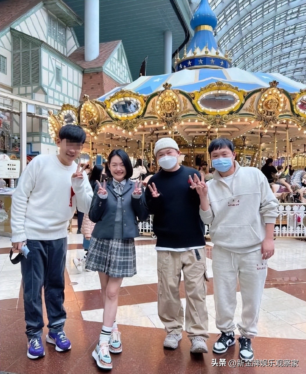 网友韩国偶遇小s具俊晔,韩国网友偶遇女明星