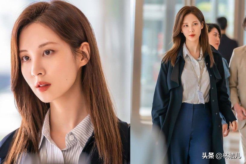 徐贤发型好百变，心机低马尾撩人于无形，焦糖橘发色时髦又显白