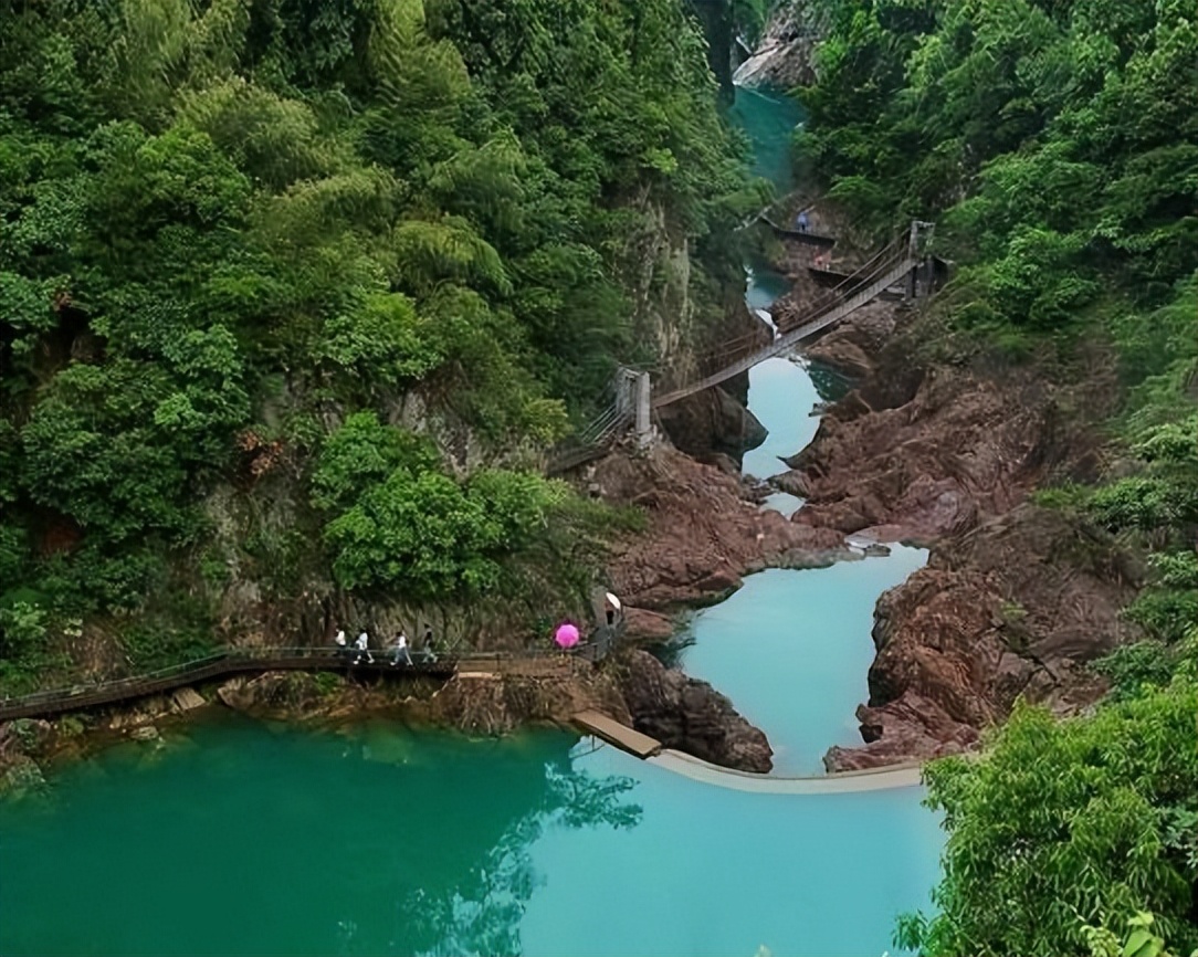 浙江最长的飞龙栈道,浙江水上栈道