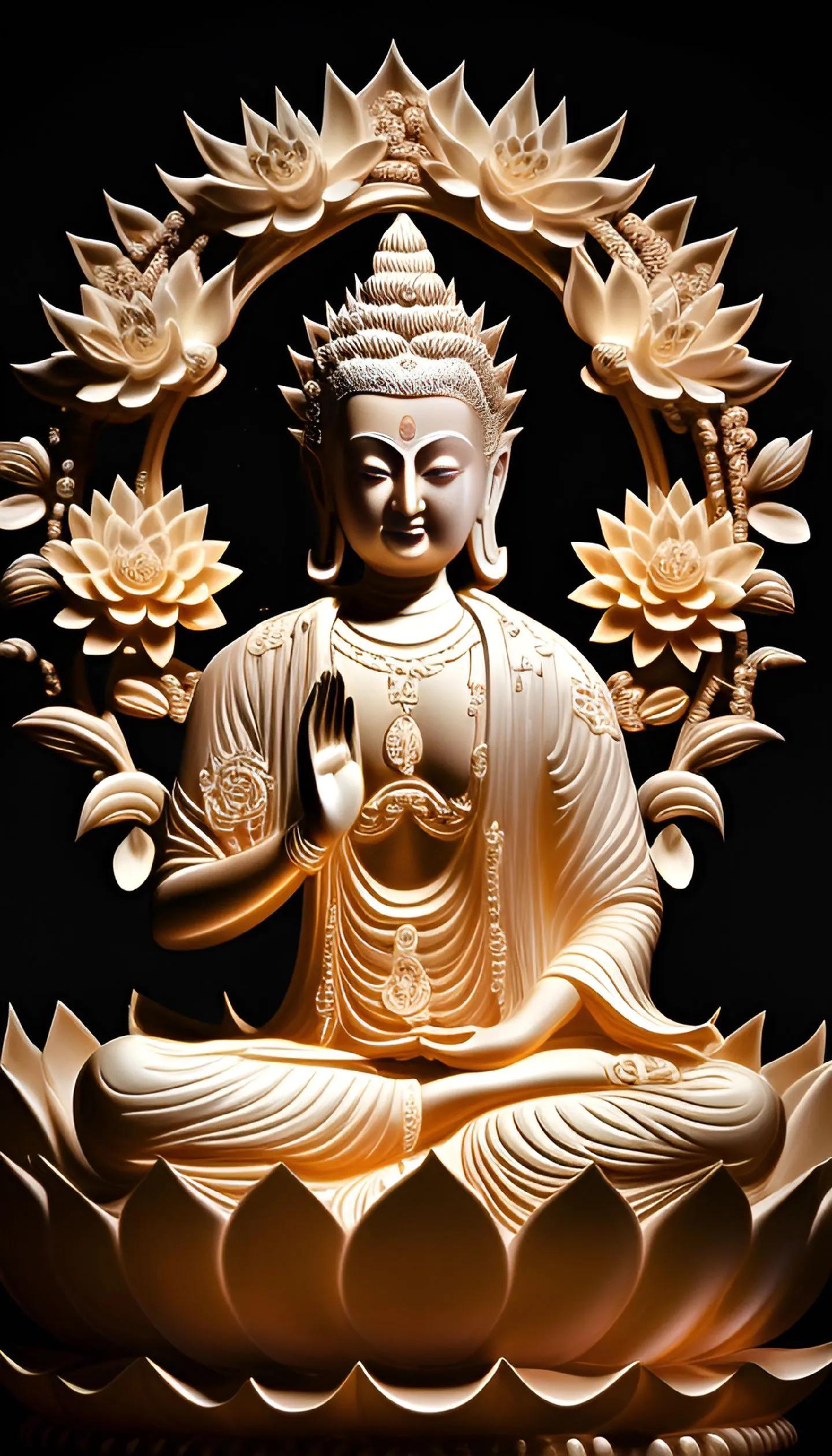 观音菩萨佛像壁纸,佛像图片唯美壁纸