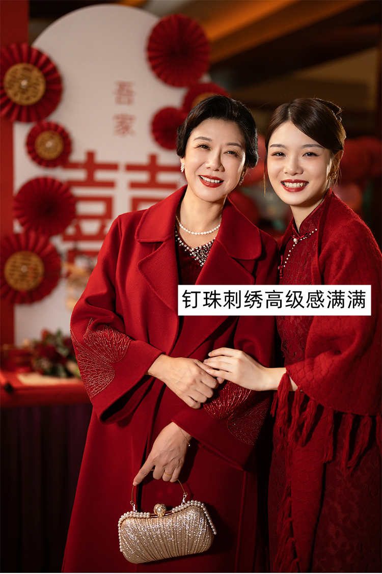 今年必买红色大衣,2023最新款红色大衣