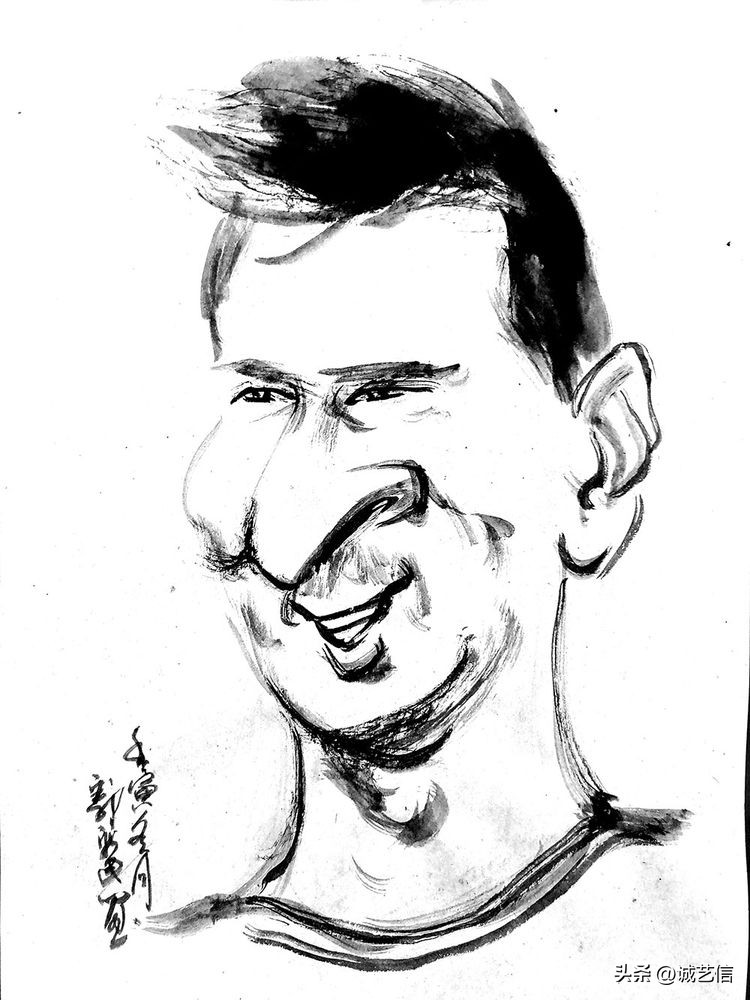 卡塔尔梅西漫画海报,梅西拿着美洲杯来卡塔尔的漫画