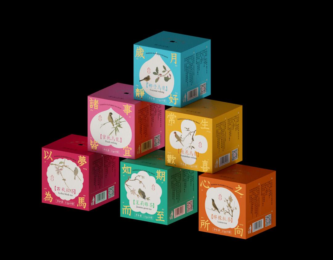 时下比较流行的茶包装,独特的茶包装排版