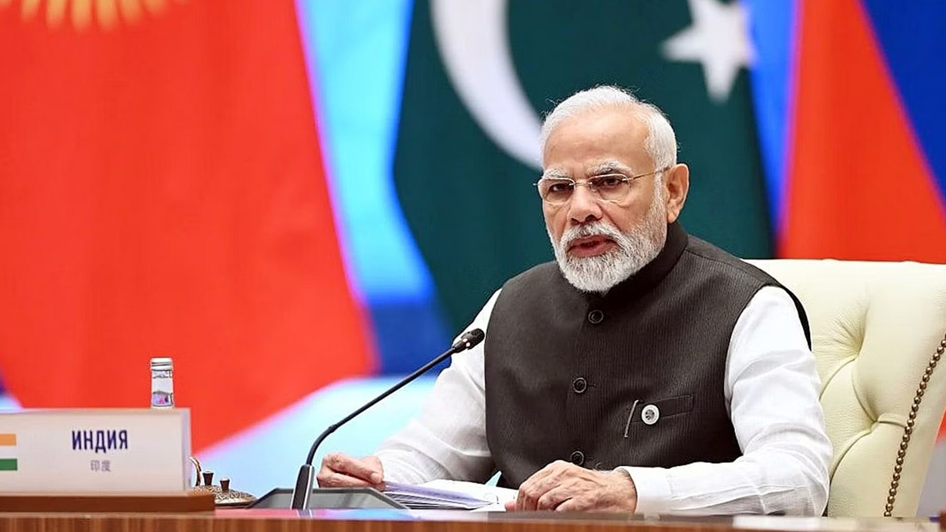 莫迪出席上合会议和中方有互动吗,莫迪上合组织最新发言