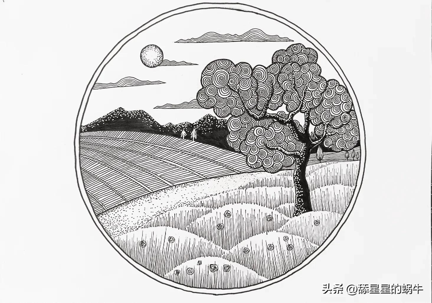 控笔练习点线画,高效练习画线