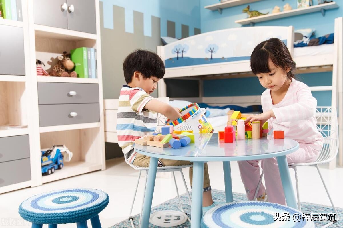 儿童房设计女,儿童房设计两个孩子