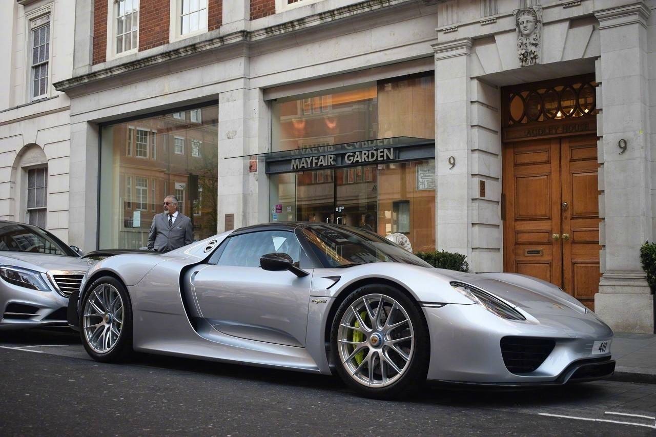 保时捷918spyder现场声浪,富二代开保时捷918spyder