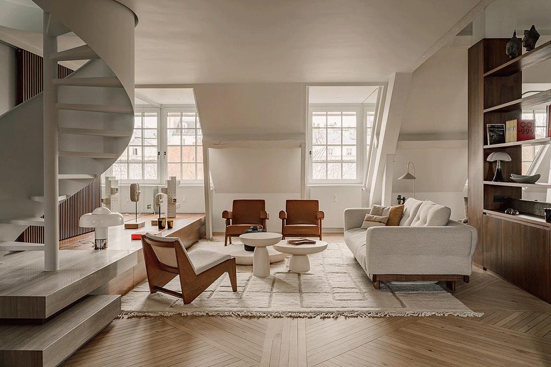 简约风loft公寓小而精致,loft公寓法式轻奢