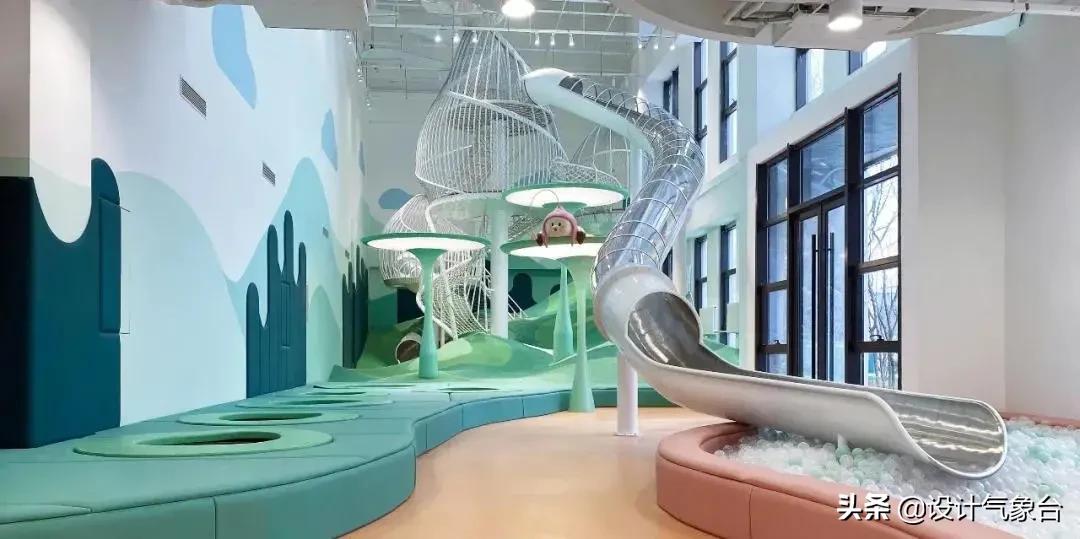 滑梯儿童房间小空间设计,室内儿童游乐场如何设计