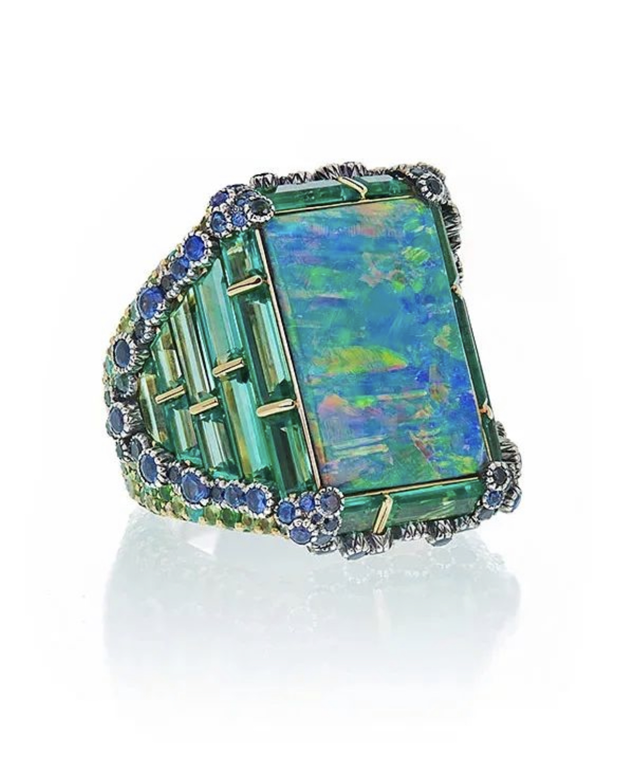 方寸之间浓缩了繁茂与文明，不一样的珠宝艺术，尼罗河花园戒指