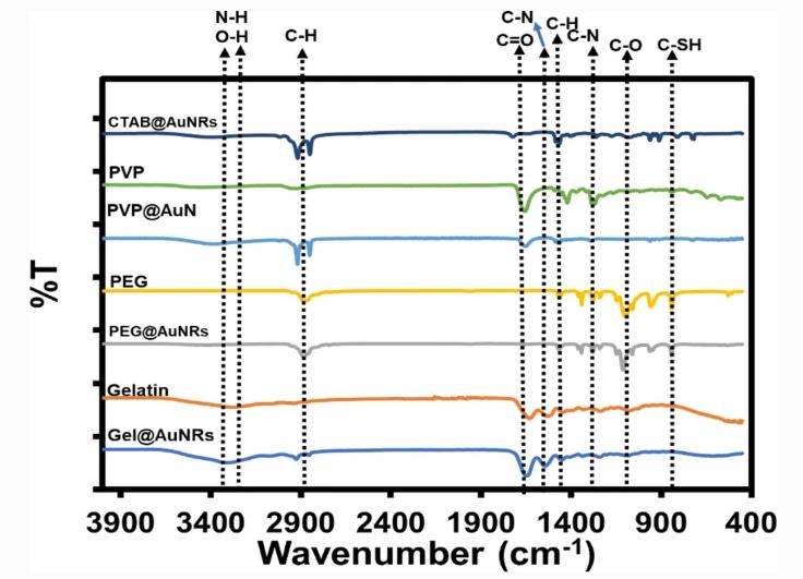 不同稳定剂对金纳米棒稳定性和光热分析的影响