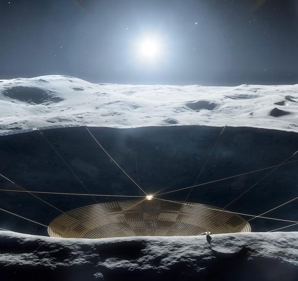 最大的月球望远镜,月球建造射电望远镜