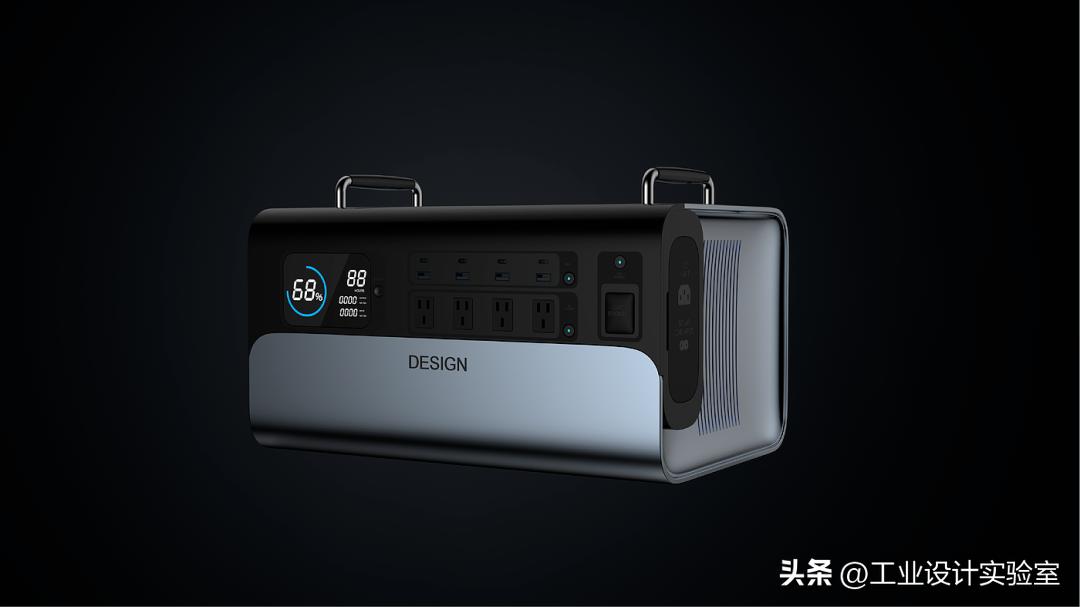 户外移动电源设计平面图标,户外移动电源产品设计