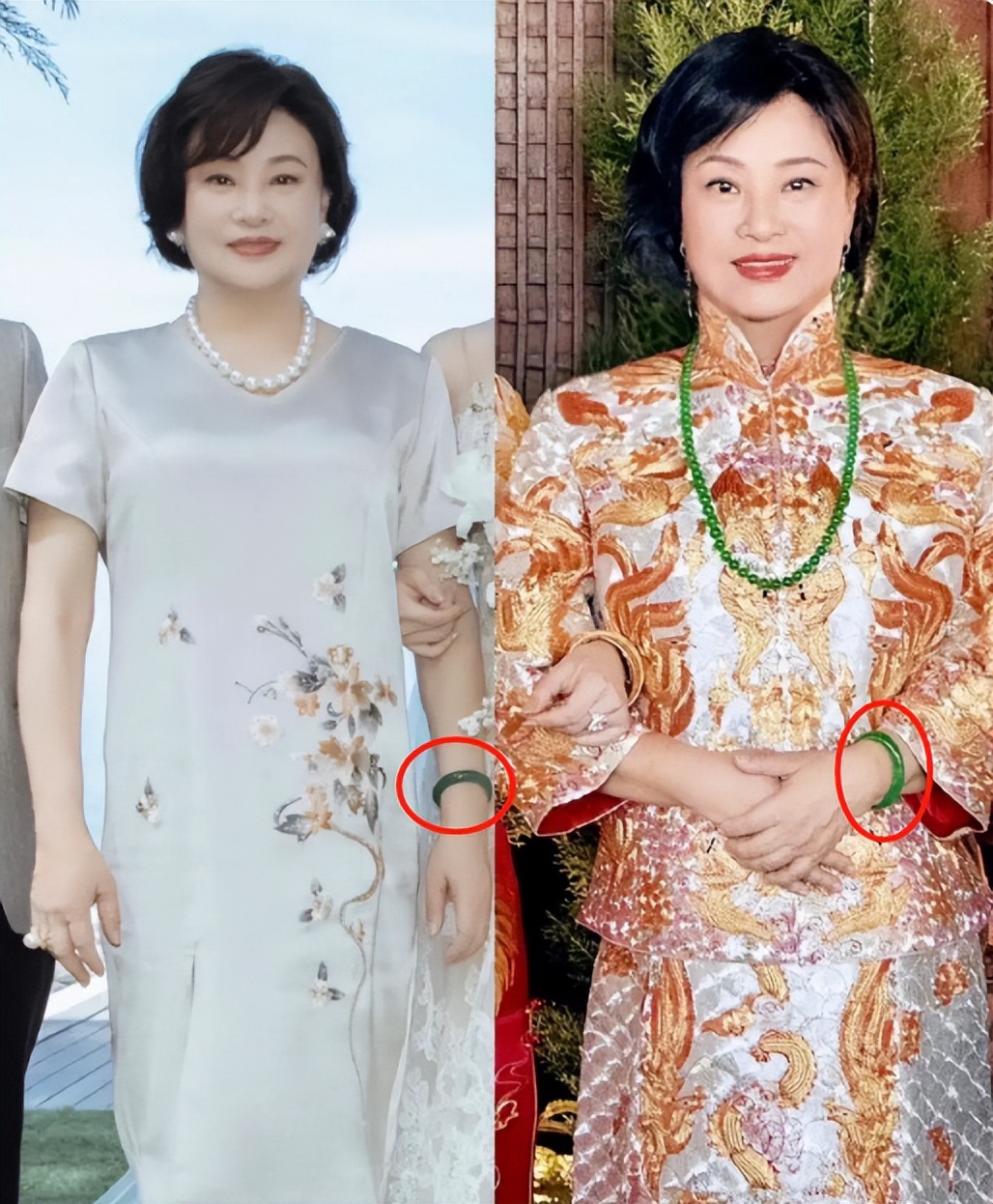 赌王三太和四太翡翠项链对比,赌王三太戴过的钻戒