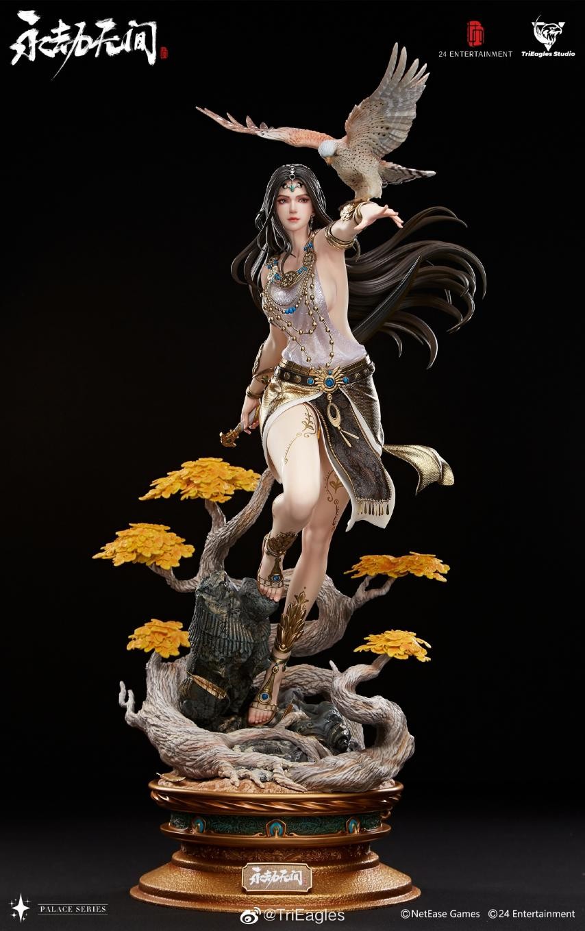 纸片人老婆穿越现实！永劫无间1/4迦南雕像开售，玩家：胡桃搞起