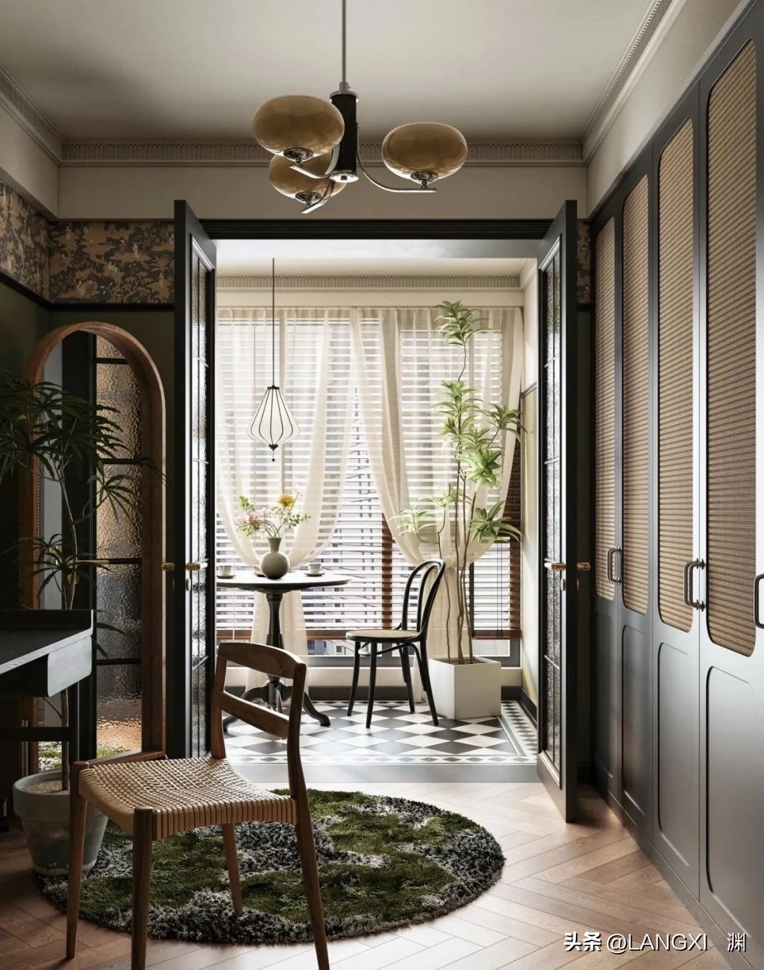 南洋复古风效果图设计元素,复古风的设计太有年代感了