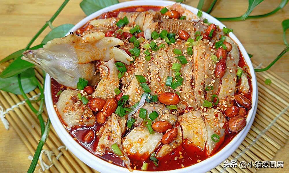 川味麻辣凉拌鸡的正确做法,川菜经典麻辣口水鸡