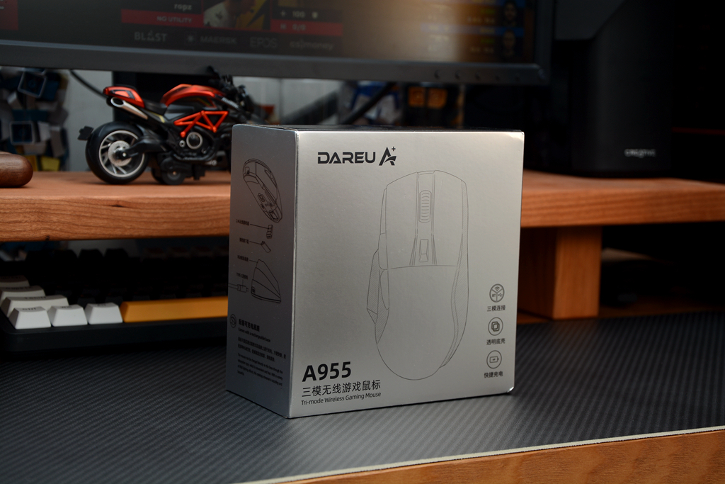 达尔优釉下青a950鼠标评测,达尔优a955鼠标有延迟吗