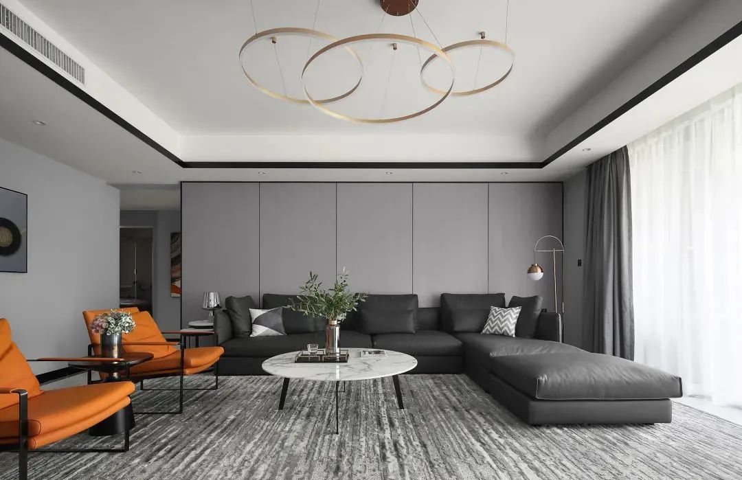 吧台设计效果图客厅到餐厅的隔断,客餐厅吧台隔断柜简约现代