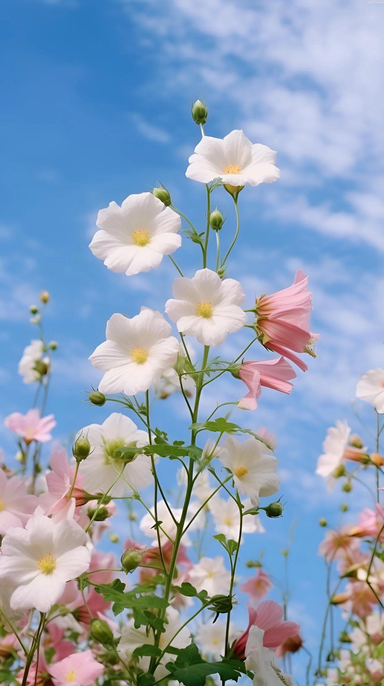 秋天粉色的花朵图片唯美,夏季最美的花朵图片