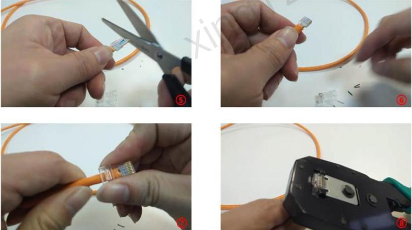 水晶头的正确接线方法,水晶头正确接线方法图