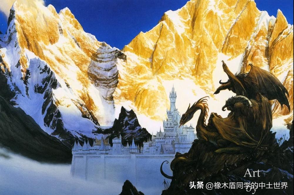 中土世界各大地图,中土世界现实中的土地