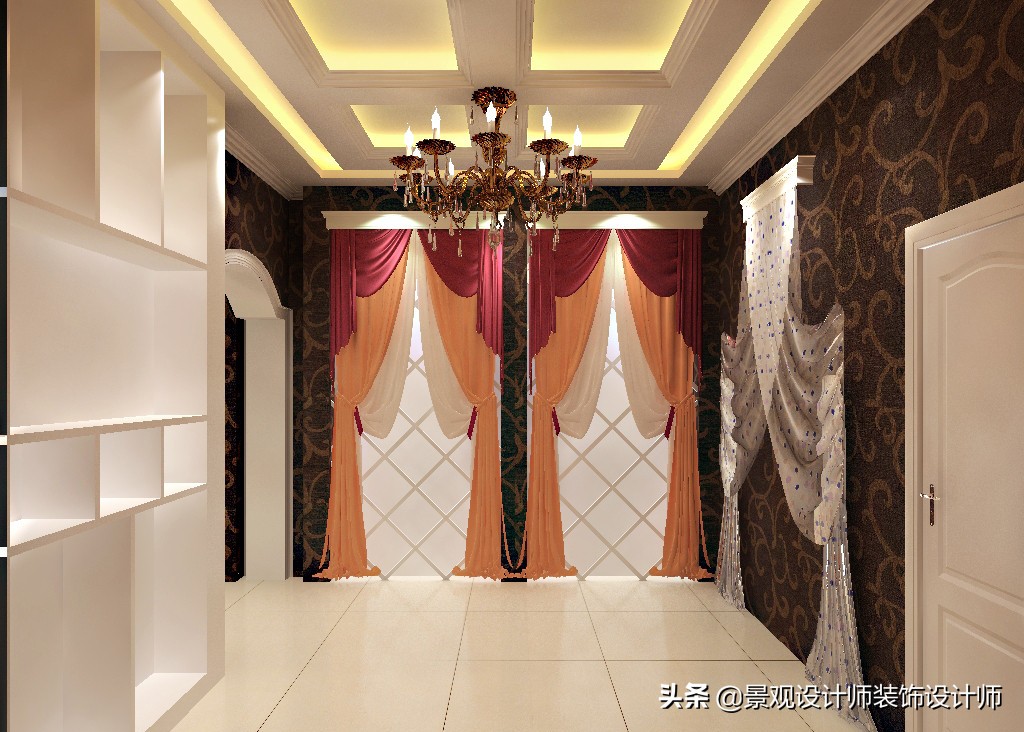 窗帘壁纸店装修,广州窗帘店设计案例图片