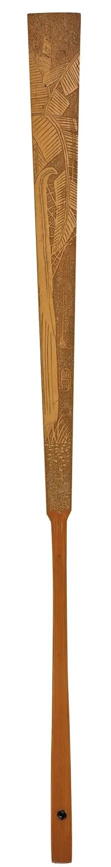 徐素白的扇骨竹雕,日本拍卖会事件