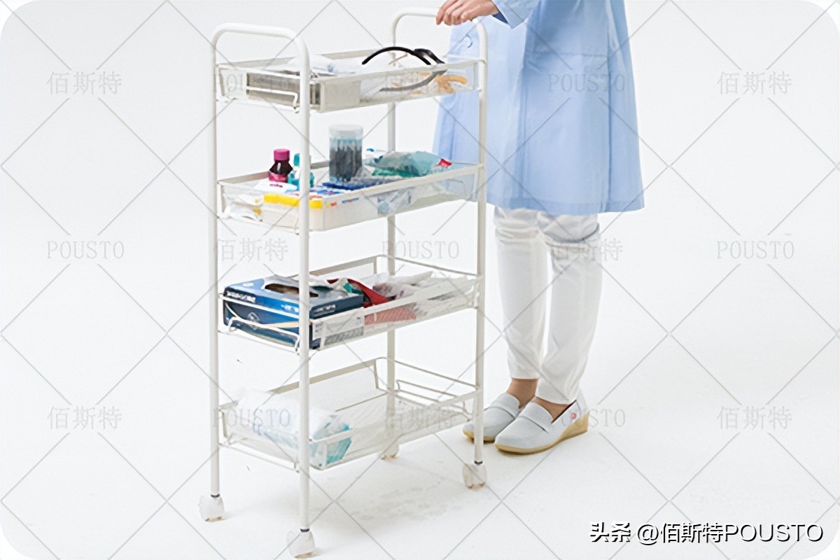 防静电双层可调手推车的用途范围和使用优势_佰斯特POUSTO