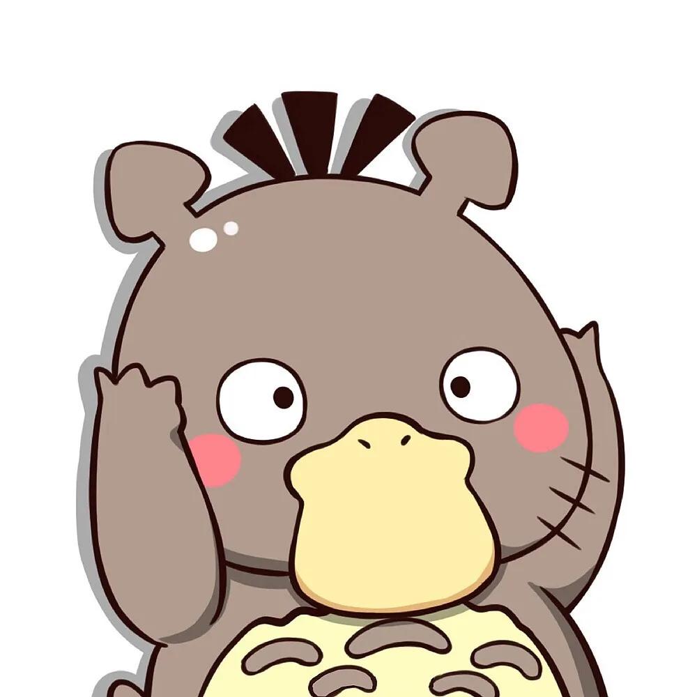 可达鸭问号头像,可达鸭头像渣男