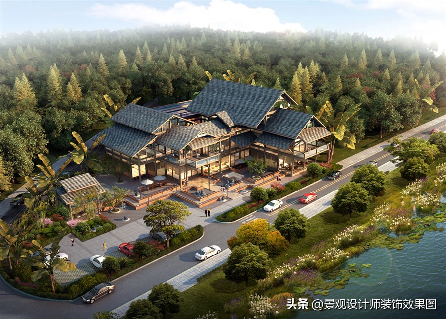 农家乐设计田园风,农家乐饭店设计案例效果图