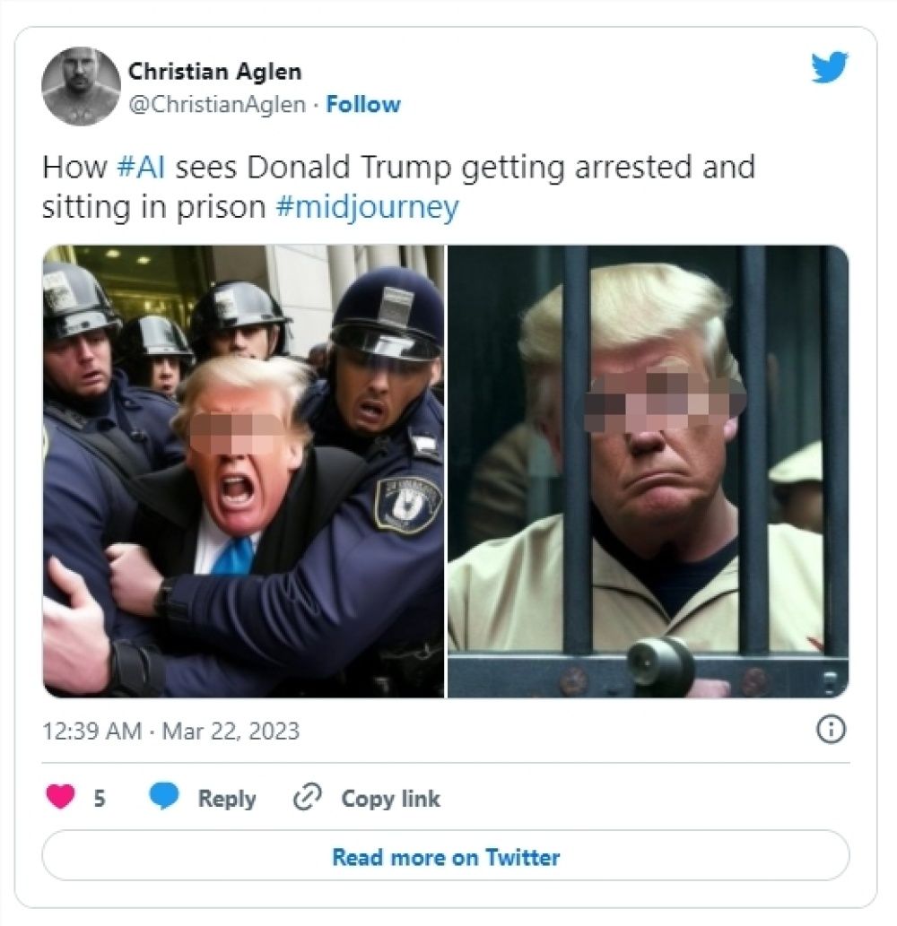 ai生成特朗普视频,ai生成的虚假图片泛滥亟待监管