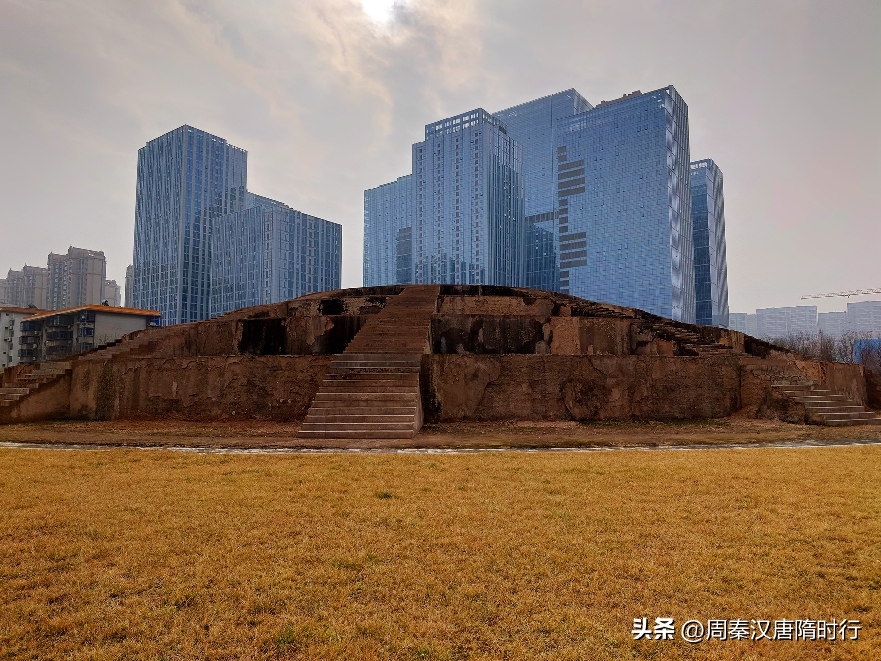 天坛圜丘上坛有几环,西安隋唐圜丘遗址