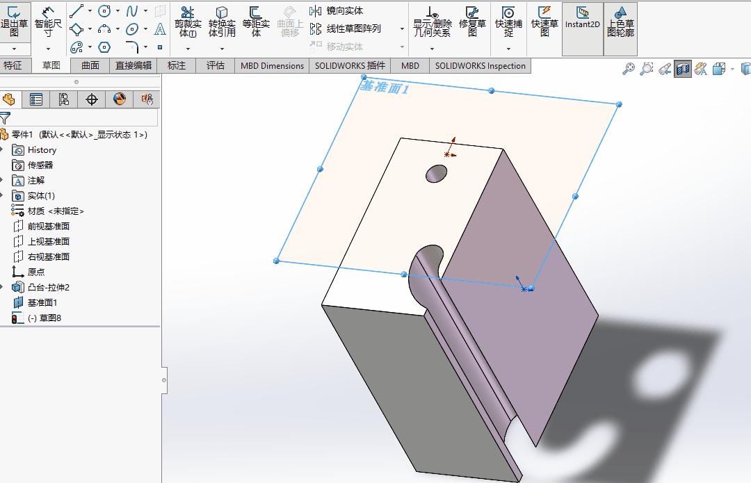 solidworks草图怎么转化为实体,solidworks草图交叉点怎么捕捉